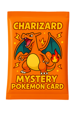 🔥MYSTERY CHARIZARD POKEMON CARD🔥 GREAT GIFT! AUTHENTIC POKEMON CARDS! - Image 1