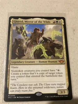 mtg Ghired Mirror of the Wilds, Outlaws of Thunder Junction, unplayed - Image 1