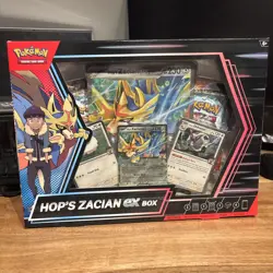 Pokemon TCG Hop's Zacian ex Box Sealed - Image 1