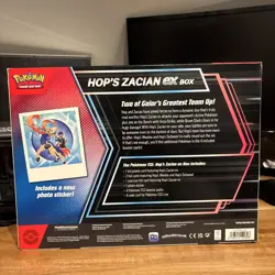 Pokemon TCG Hop's Zacian ex Box Sealed - Image 2
