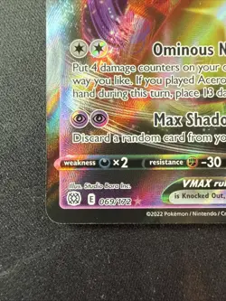 Mimikyu VMAX 069/172 Brilliant Stars Ultra Rare Pokemon TCG NM - Image 5