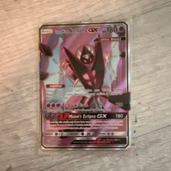 Pokemon Dawn Wings Necrozma GX Ultra Rare Full Art Holo 143/156 180 HP Card - Image 1