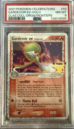 Gardevoir EX Delta Species Pokemon Celebrations Classic Collection PSA 8 Graded - Image 1
