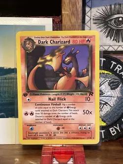 Pokemon Dark Charizard 21/82 - 1st Edition Team Rocket 2000 WotC - Image 1