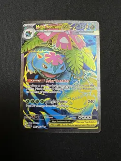 Mega Venusaur EX 155/132 Mega Evolution Full Art Pokemon Card - Image 1