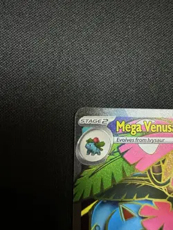 Mega Venusaur EX 155/132 Mega Evolution Full Art Pokemon Card - Image 3