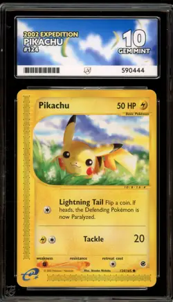 Pokemon Pikachu Expedition #124 ACE 10 Gem Mint - Image 1