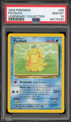 Pokemon Psyduck Legendary Coll. #88 PSA 10 Gem Mint - Image 1