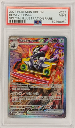 Pokemon TCG Revavroom Ex Obsidian Flames 224/197 Special Illustration Rare PSA 9 - Image 1