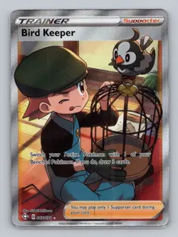 Bird Keeper (Full Art) 066/072 Ultra Rare Shining Fates NM Pokemon - Image 1