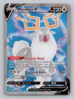 Wyrdeer V (Full Art) 180/189 Ultra Rare SWSH10: Astral Radiance NM Pokemon - Image 1