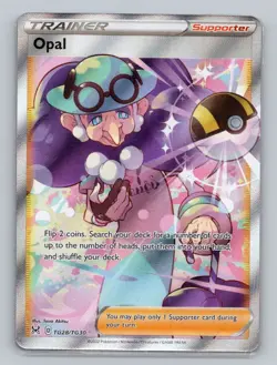 Opal TG28/TG30 Ultra Rare SWSH11: Lost Origin Trainer Gallery NM Pokemon - Image 1