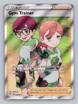 Gym Trainer (Full Art) 068/072 Ultra Rare Shining Fates NM Pokemon - Image 1