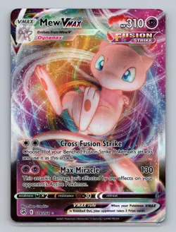 Mew VMAX 114/264 Ultra Rare SWSH08: Fusion Strike NM Pokemon - Image 1