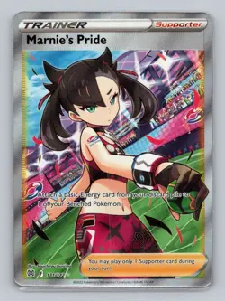 Marnie's Pride (Full Art) 171/172 Ultra Rare SWSH09: Brilliant Stars NM Pokemon - Image 1