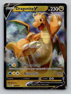 Dragonite V 049/078 Ultra Rare Pokemon GO NM Pokemon - Image 1