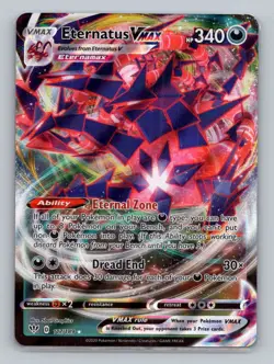 Eternatus VMAX 117/189 Ultra Rare SWSH03: Darkness Ablaze NM Pokemon - Image 1