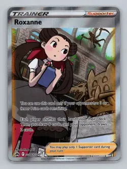 Roxanne GG66/GG70 Ultra Rare Crown Zenith: Galarian Gallery NM Pokemon - Image 1