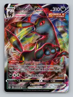 Umbreon VMAX 095/203 Ultra Rare SWSH07: Evolving Skies NM Pokemon - Image 1