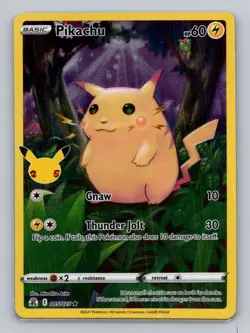 Pikachu 005/025 Holo Rare Celebrations NM Pokemon 25th Anniversary - Image 1
