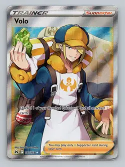 Volo (Full Art) 151/159 Ultra Rare Crown Zenith NM Pokemon - Image 1