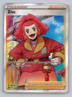 Zisu (Full Art) 189/189 Ultra Rare SWSH10: Astral Radiance NM Pokemon - Image 1