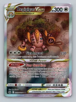 Regigigas VSTAR GG55/GG70 Ultra Rare Crown Zenith: Galarian Gallery NM Pokemon - Image 1
