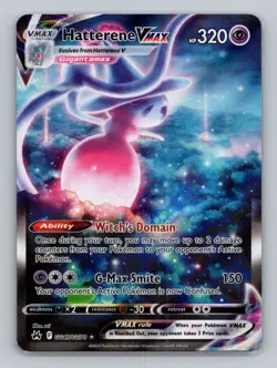 Hatterene VMAX GG47/GG70 Ultra Rare Crown Zenith: Galarian Gallery NM Pokemon - Image 1