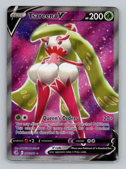 Tsareena V (Full Art) 246/264 Ultra Rare SWSH08: Fusion Strike NM Pokemon - Image 1