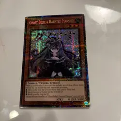Yugioh! 1x Ghost Belle & Haunted Mansion RA05-EN092 Starlight Rare 1st Ed NM - Image 1