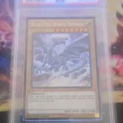 Yu-Gi-Oh! Blue-Eyes White Dragon MVP1-ENS55 Secret Rare 1st Edition PSA 9 - Image 1