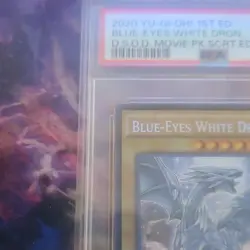 Yu-Gi-Oh! Blue-Eyes White Dragon MVP1-ENS55 Secret Rare 1st Edition PSA 9 - Image 3