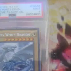 Yu-Gi-Oh! Blue-Eyes White Dragon MVP1-ENS55 Secret Rare 1st Edition PSA 9 - Image 4