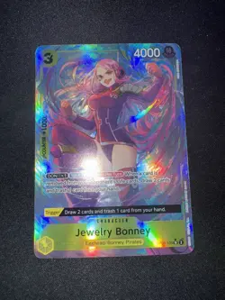 Jewelry Bonney OP08-105 SR English Alt Art Two Legends | One Piece Card Game - Image 1
