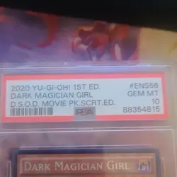 Yu-Gi-Oh! Dark Magician Girl MVP1-ENS56 Secret Rare 1st Ed PSA 10 2020 - Image 2
