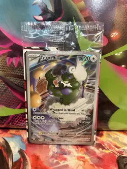 2025 Pokemon SVP EN Tornadus White Flare Black Star Promo #210 Sealed Full Art - Image 1