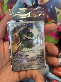 2025 Pokemon SVP EN Tornadus White Flare Black Star Promo #210 Sealed Full Art - Image 5