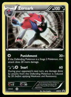 Zoroark - Promo Black and White Promos BW19 NM - Image 1