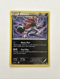 Zoroark Rev Reverse Holo 71/114 BW Black & White Base NM - Image 1