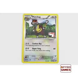 Watchog - Black & White - 79/114 - Reverse Holo Rare League Promo - (Very Goo... - Image 1