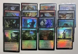 MTG- Magic The Gathering foil Card lot of 16 - Image 1
