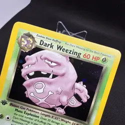POKEMON CARD DARK WEEZING HOLO 1ST EDITION TEAM ROCKET 14/82 NEAR MINT #14 - Image 3