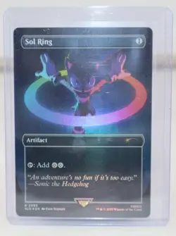 Sol Ring FOIL - #2093 - MTG Sonic The Hedgehog Secret Lair - Image 1