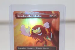 Knuckles The Echidna FOIL 2082 - MTG Sonic The Hedgehog Secret Lair #2082 - - Image 2