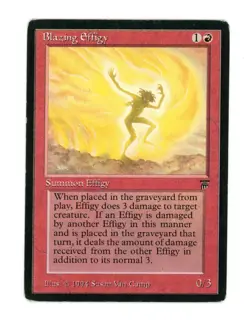 Blazing Effigy - Magic the Gathering MTG Legends English - Image 1