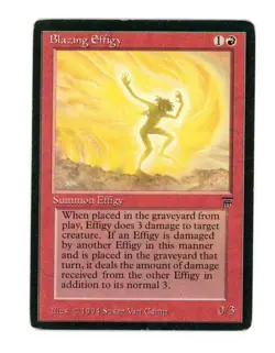 Blazing Effigy - Magic the Gathering MTG Legends English - Image 1