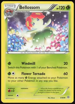 Bellossom 4/98 Uncommon Ancient Origins Pokemon Near Mint - Image 1