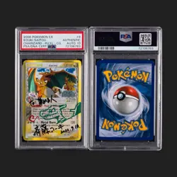 Pokemon Charizard EX Crystal Guardians 4/100 Holo Rare Reverse Holo Autographed… - Image 3