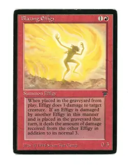 Blazing Effigy - Magic the Gathering MTG Legends English - Image 1