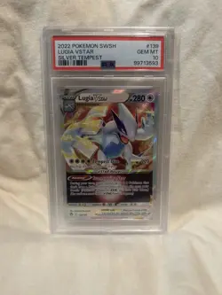 Pokemon Silver Tempest LUGIA VSTAR 139/195 PSA 10 - Image 1